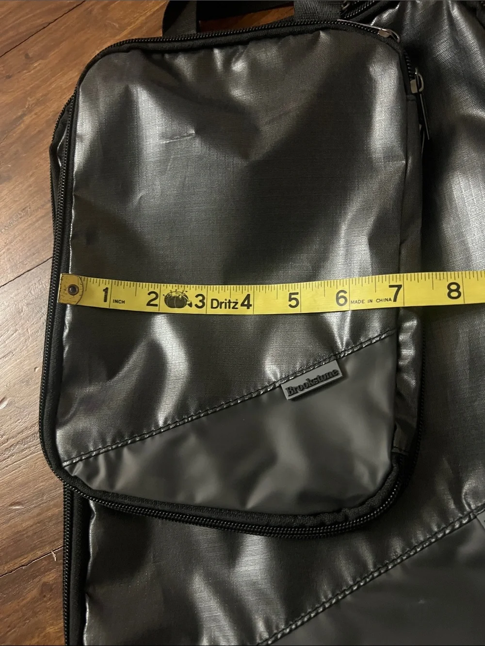 Two Brookstone Black Men's Travel Tech Organizer Bags